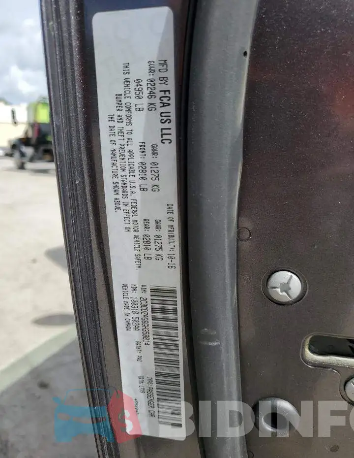 2C3CDZAG6GH358814 Photo# 12