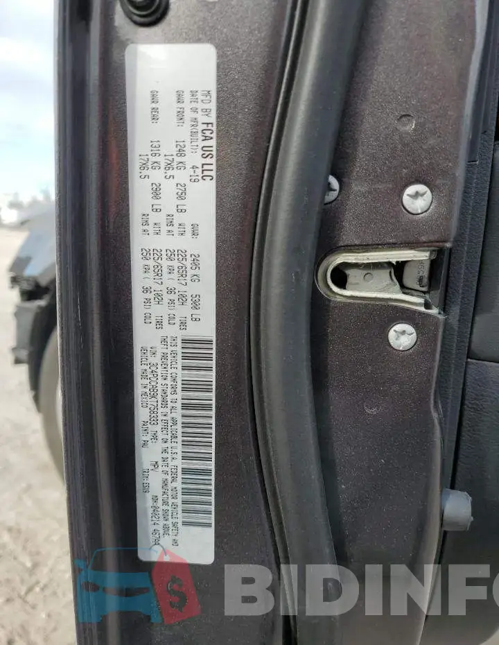 3C4PDCAB9KT758333 Photo# 14
