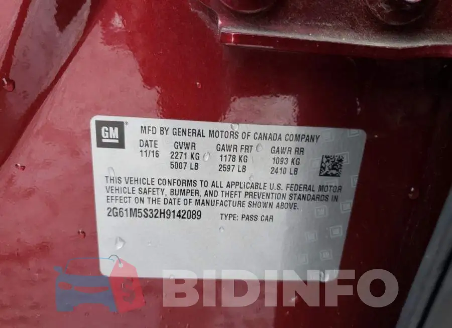 2G61M5S32H9142089 Photo# 12