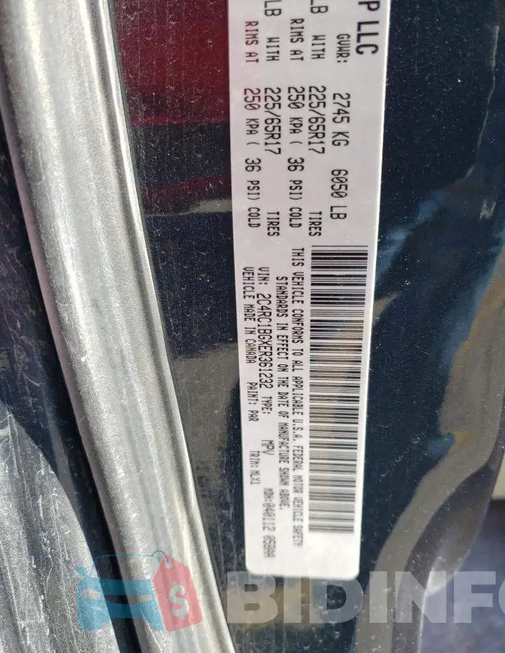2C4RC1BGXER361232 Photo# 14