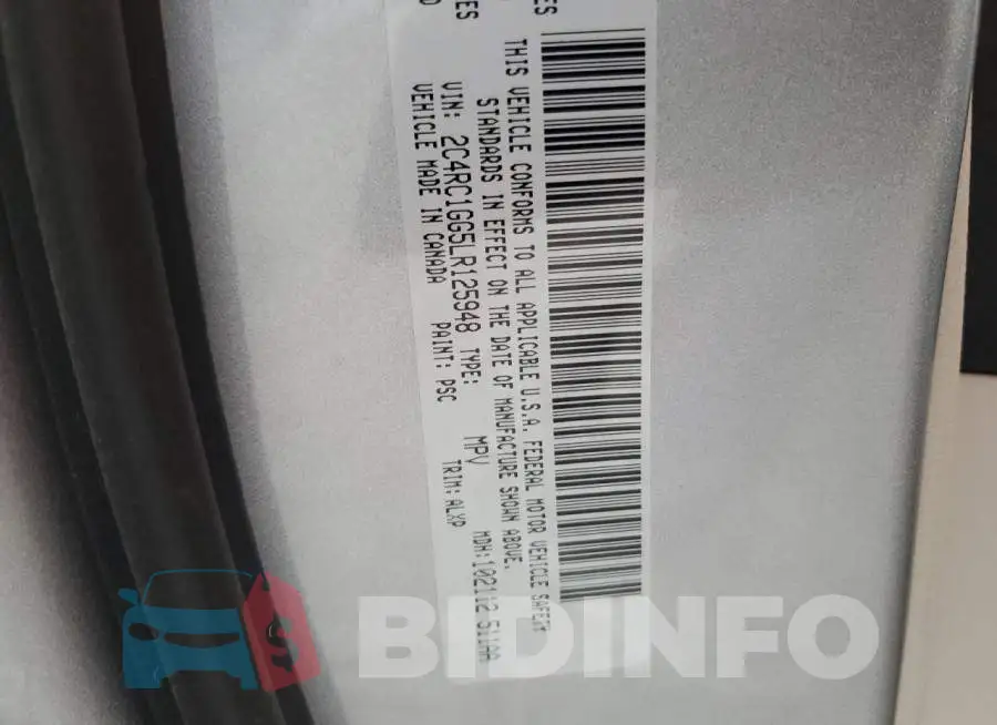 2C4RC1GG5LR125948 Photo# 13