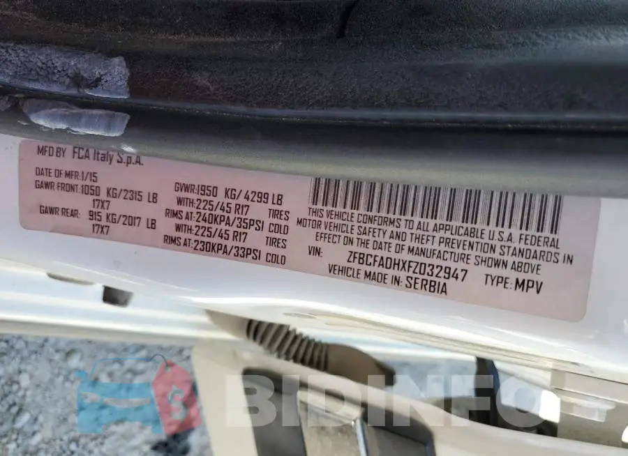 ZFBCFADHXFZ032947 Photo# 12
