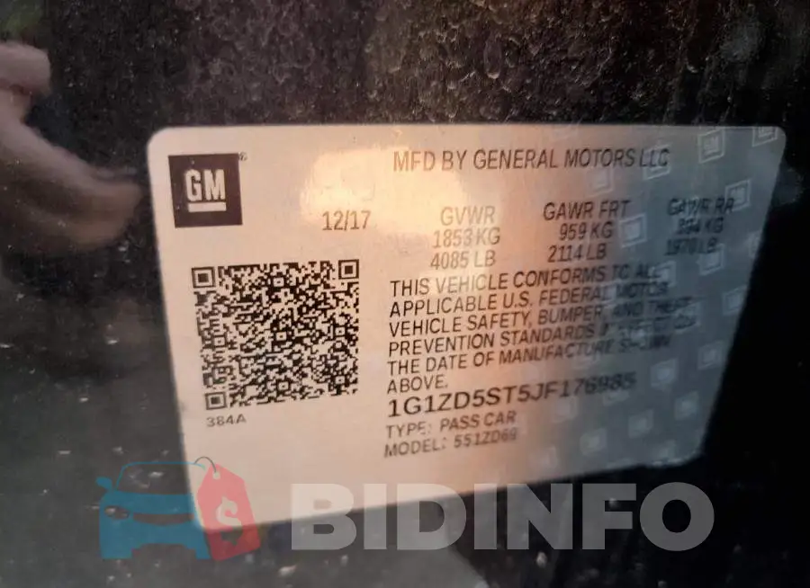 1G1ZD5ST5JF176985 Photo# 12
