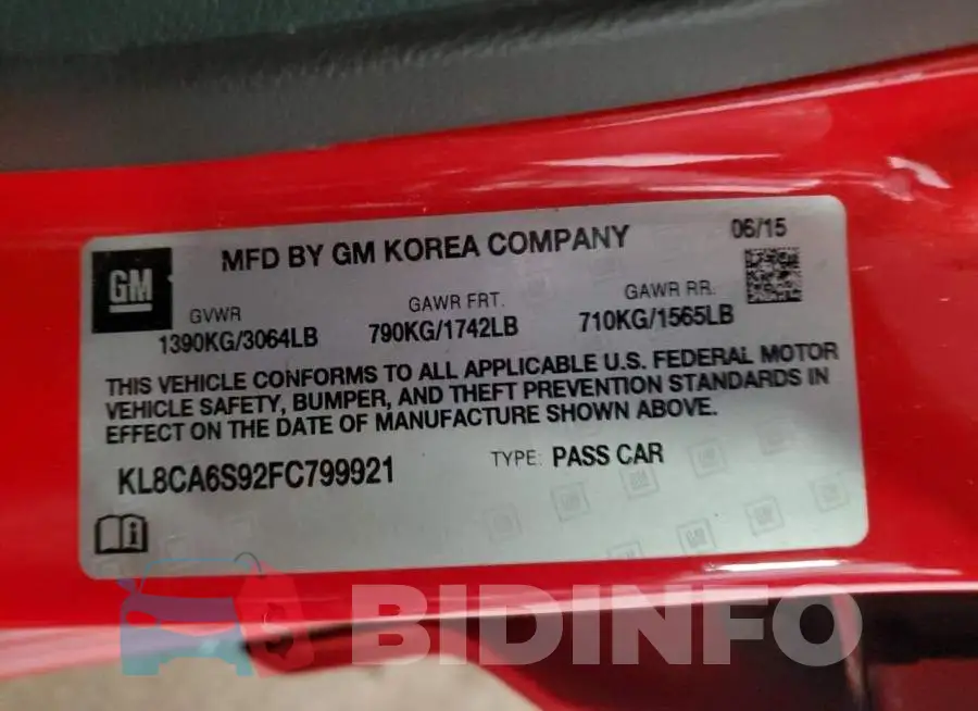 KL8CA6S92FC799921 Photo# 12