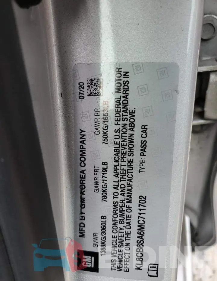 KL8CB6SA6MC711702 Photo# 13