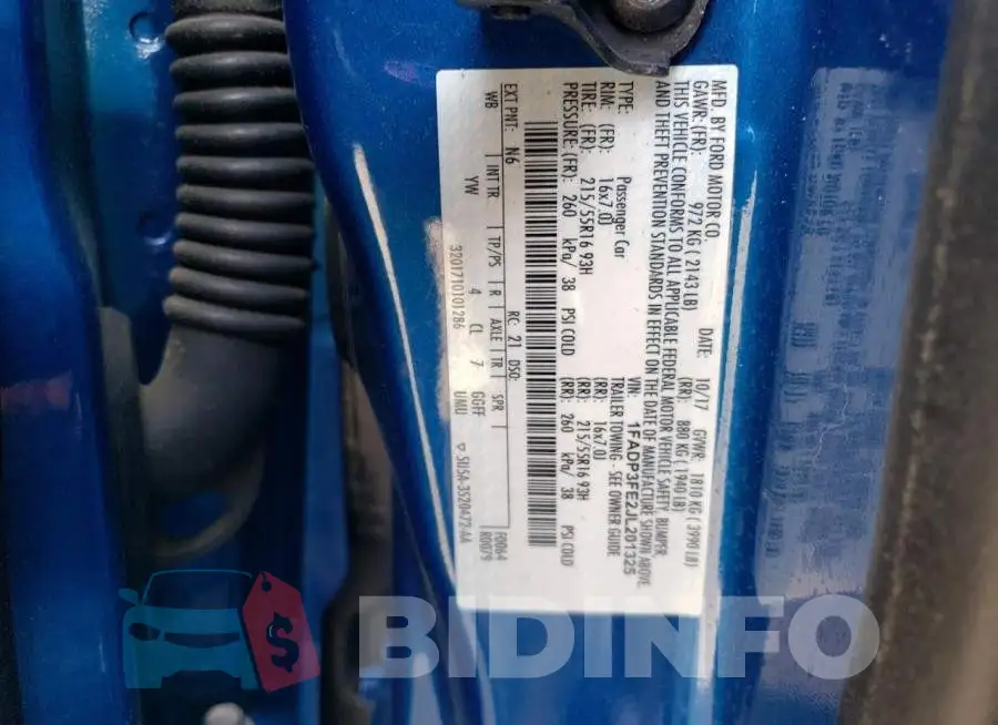 1FADP3FE2JL201325 Photo# 13
