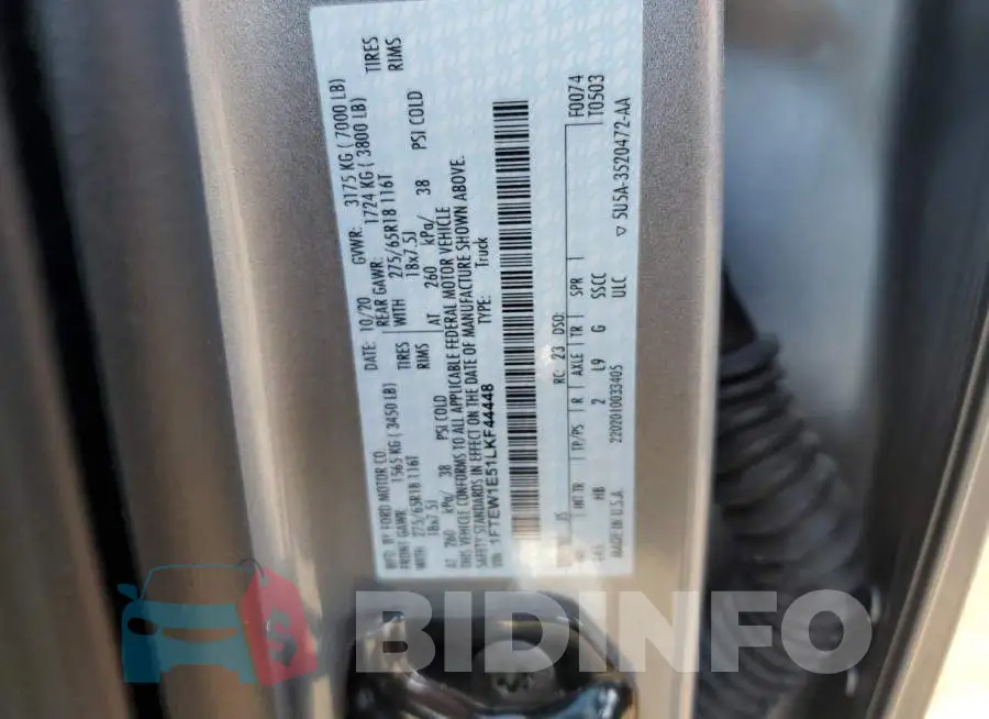 1FTEW1E51LKF44448 Photo# 12