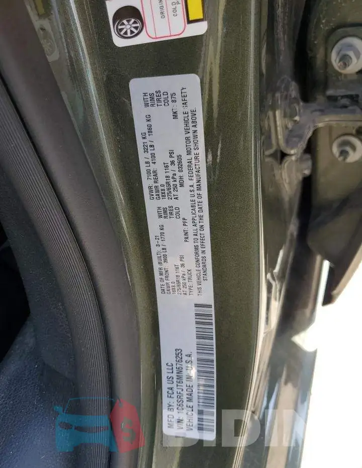 1C6SRFJT6MN676253 Photo# 13