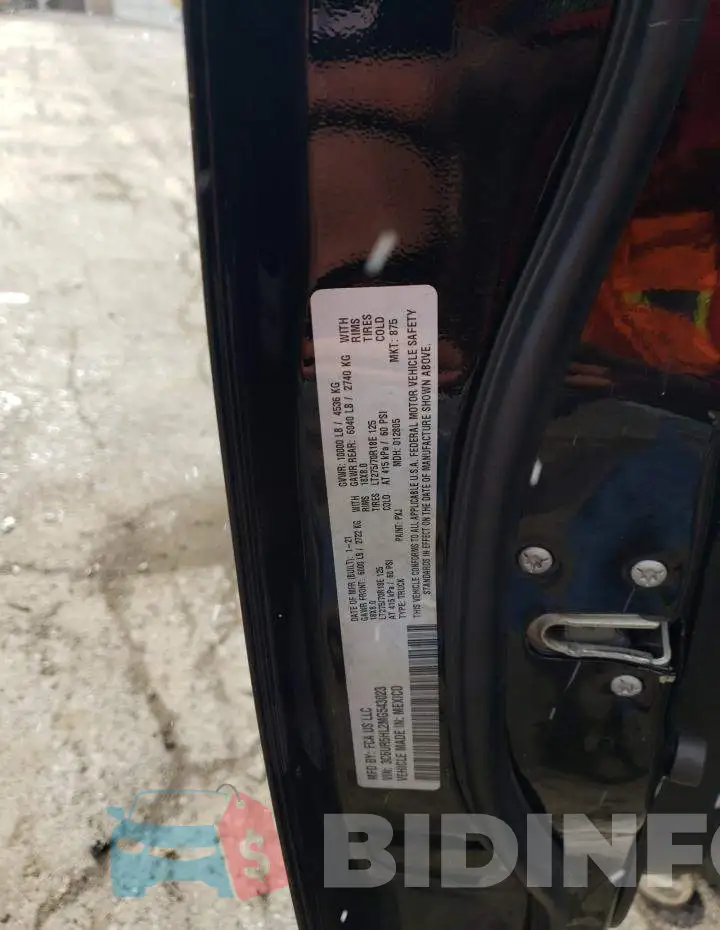 3C6UR5HL2MG543023 Photo# 12
