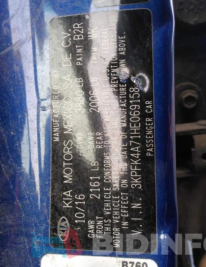 3KPFK4A71HE069158 Photo# 13