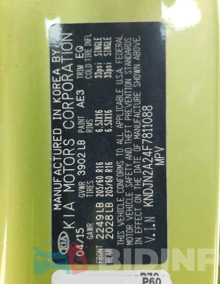 KNDJN2A24F7811088 Photo# 12