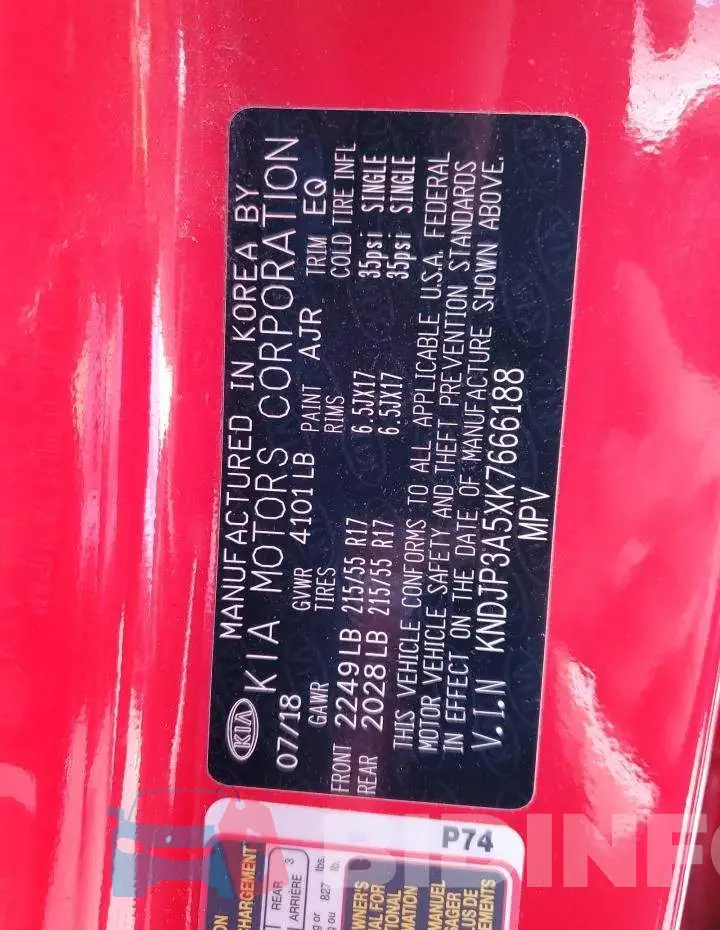 KNDJP3A5XK7666188 Photo# 12
