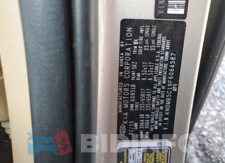KNDMB5C19F6064587 Photo# 13