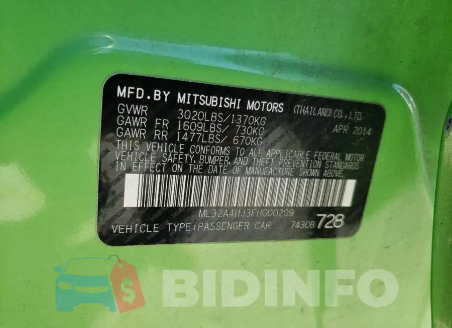 ML32A4HJ3FH000209 Photo# 12