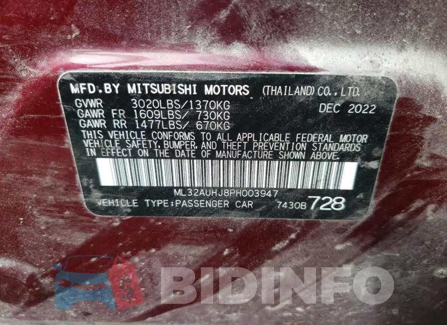 ML32AUHJ8PH003947 Photo# 12