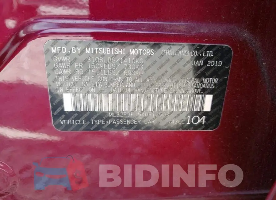 ML32F3FJ5KHF12503 Photo# 12