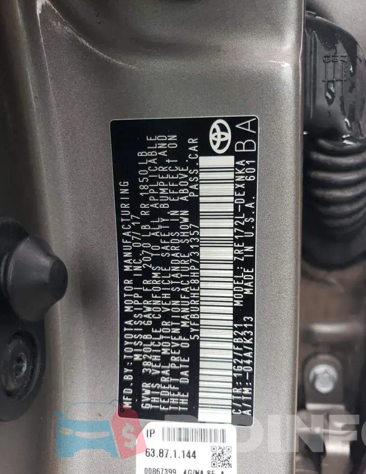 5YFBURHE8HP731357 Photo# 13