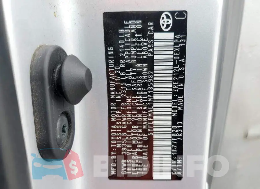 5YFEPMAE1MP185982 Photo# 12