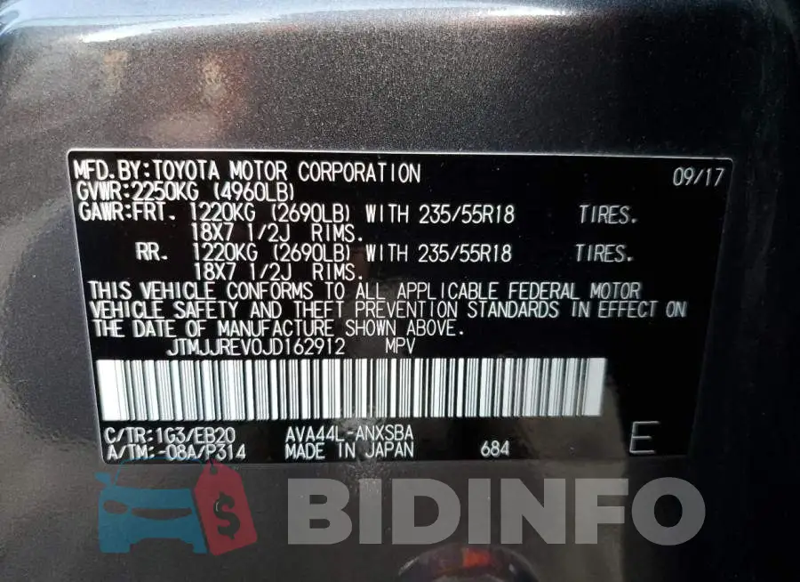 JTMJJREV0JD162912 Photo# 12