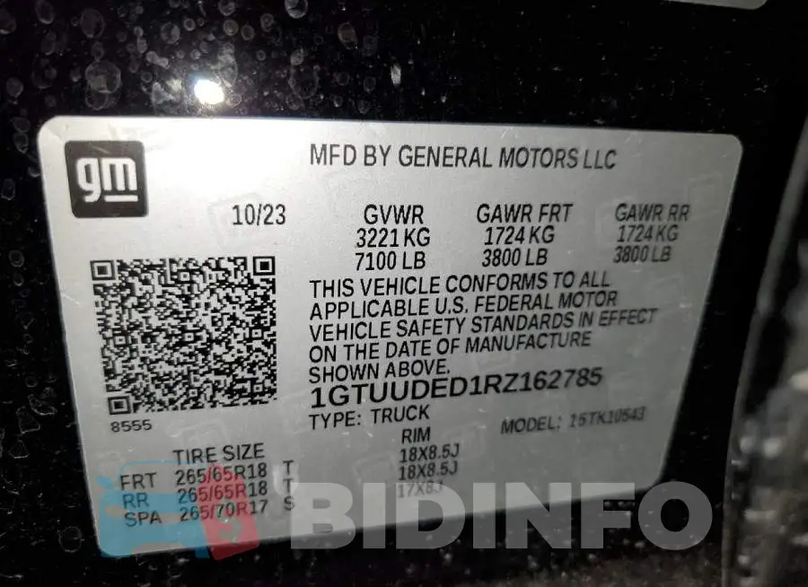 1GTUUDED1RZ162785 Photo# 12