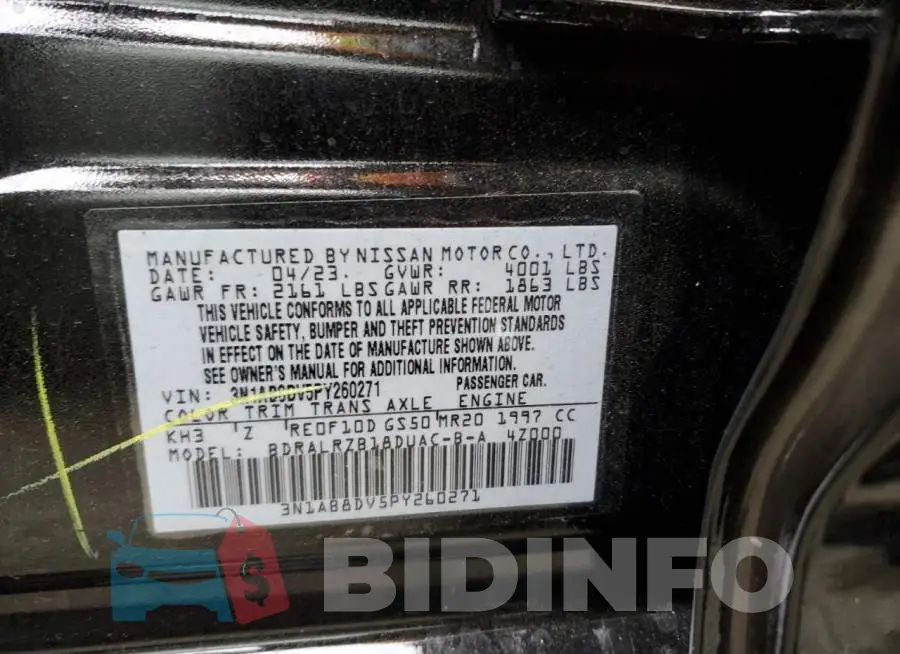 3N1AB8DV5PY260271 Photo# 12