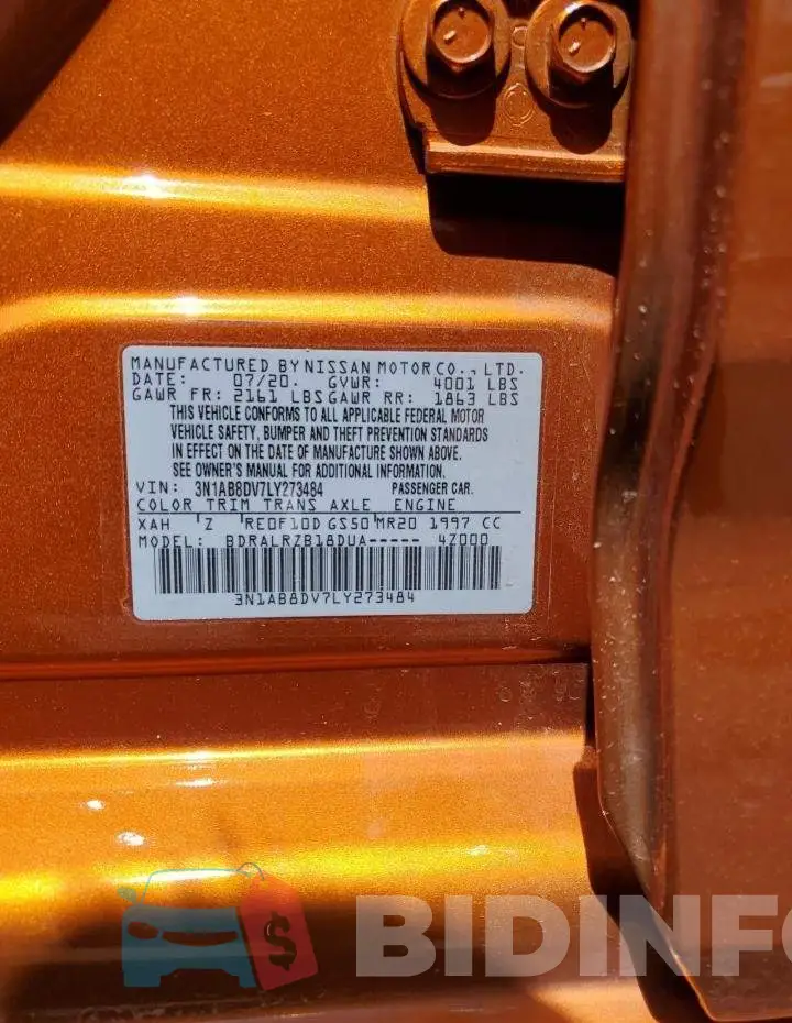 3N1AB8DV7LY273484 Photo# 13