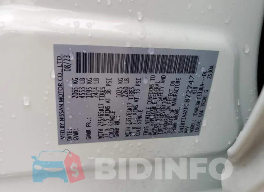 5N1BT3AAXPC872747 Photo# 14