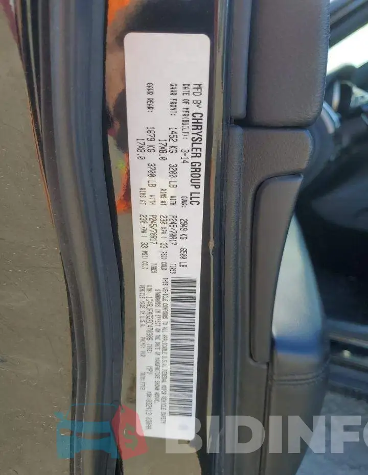 1C4RJFAG3EC470306 Photo# 13