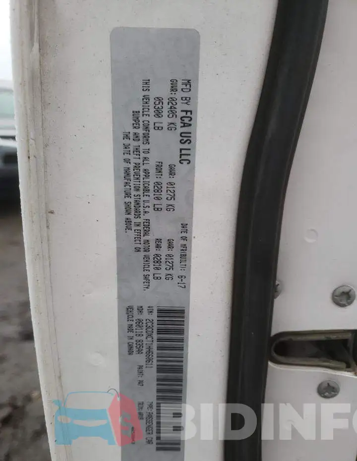 2C3CDXCT1HH660611 Photo# 12