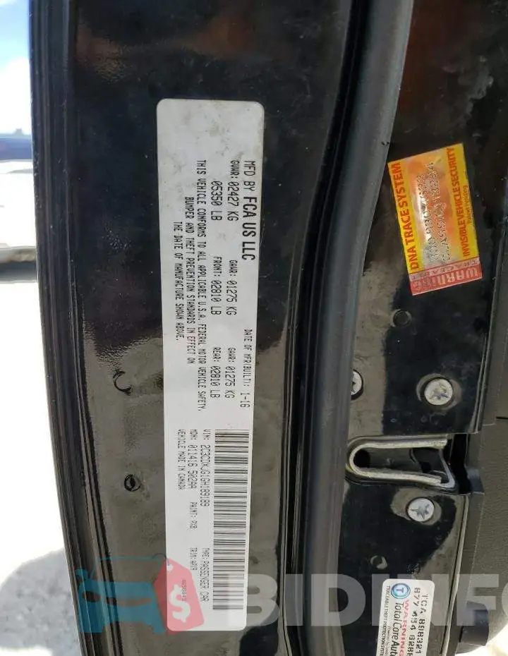 2C3CDXJG1GH189189 Photo# 12