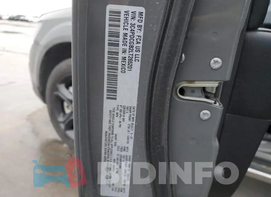 3C4PDCGB2LT265201 Photo# 13