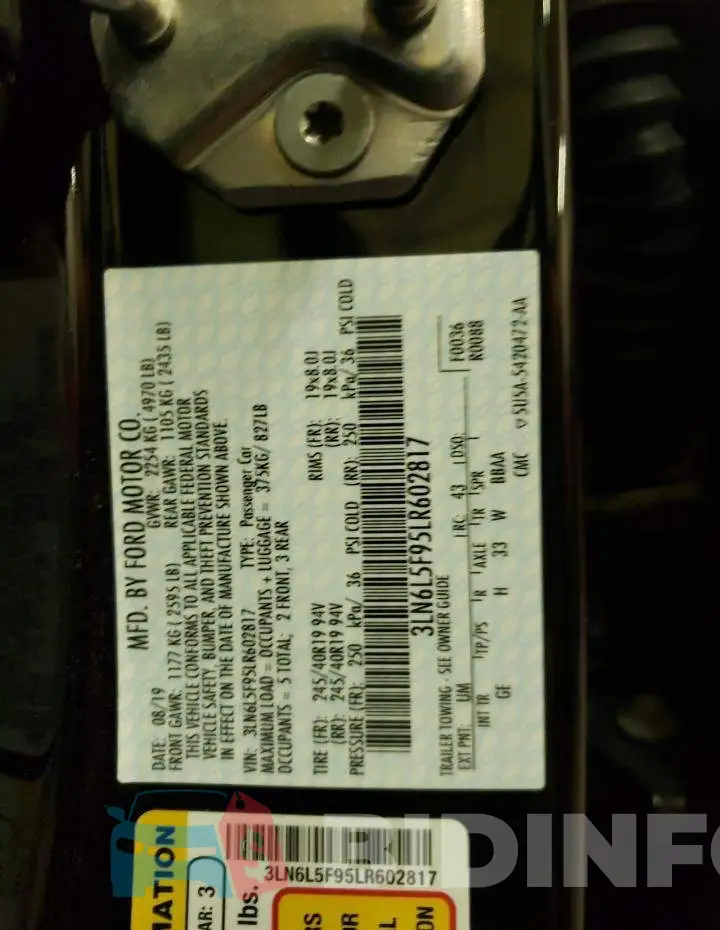 3LN6L5F95LR602817 Photo# 13