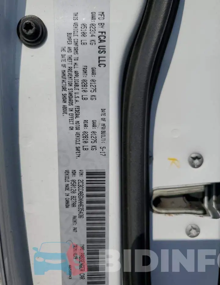 2C3CCABGXHH635436 Photo# 13