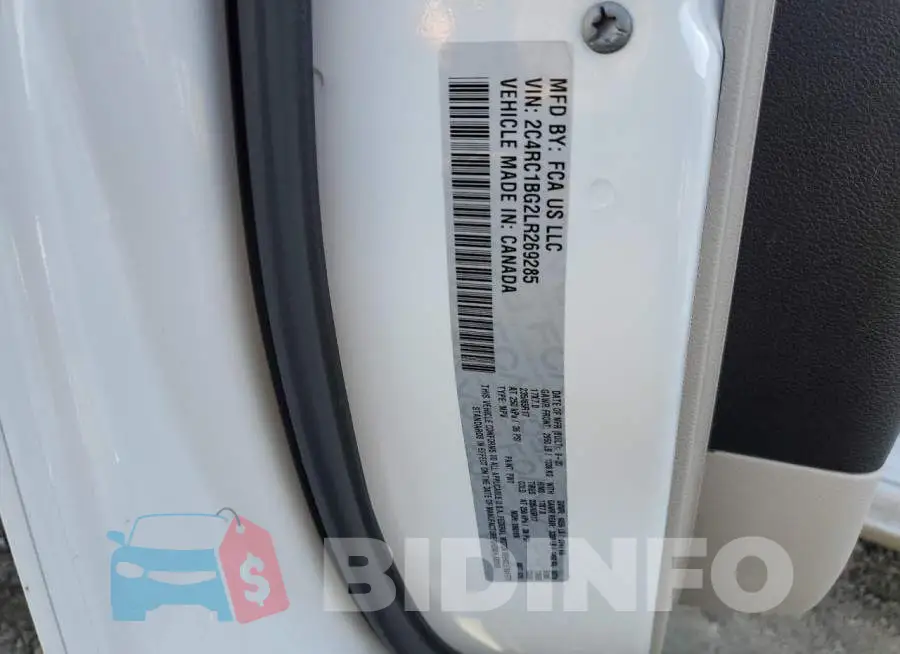 2C4RC1BG2LR269285 Photo# 14
