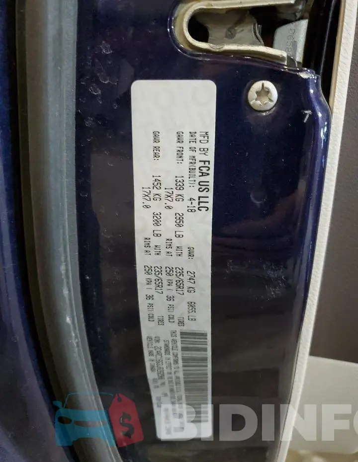 2C4RC1BG3JR262908 Photo# 13
