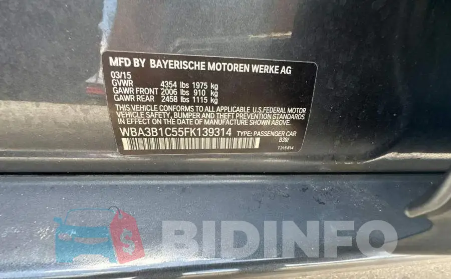 WBA3B1C55FK139314 Photo# 10