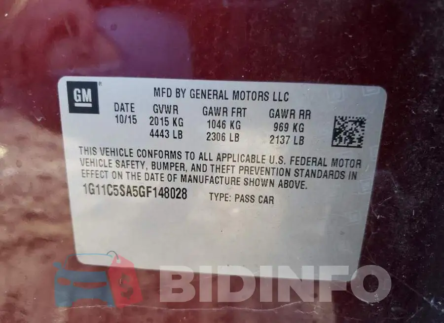 1G11C5SA5GF148028 Photo# 12
