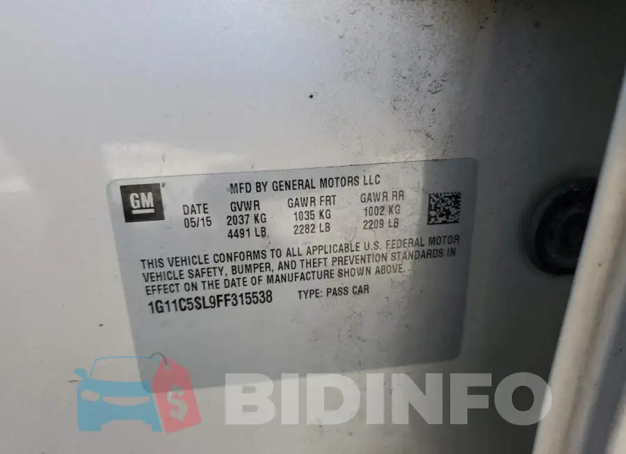 1G11C5SL9FF315538 Photo# 13