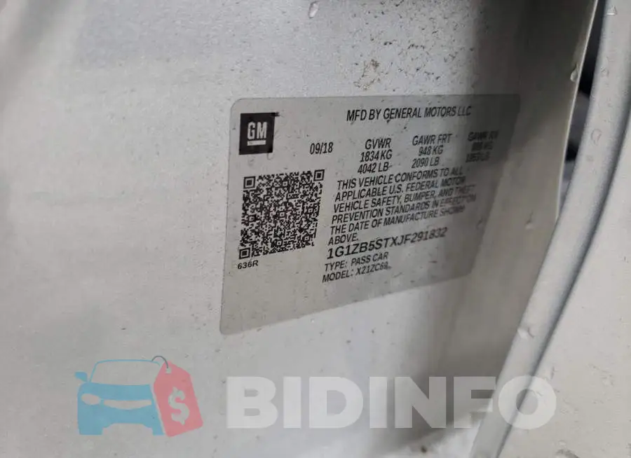 1G1ZB5STXJF291832 Photo# 12