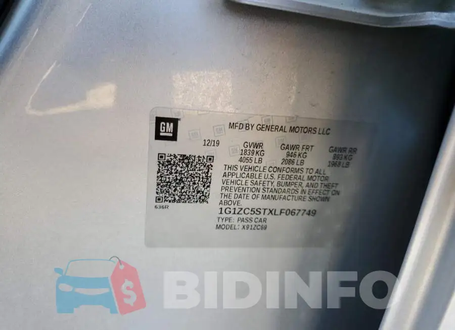 1G1ZC5STXLF067749 Photo# 12