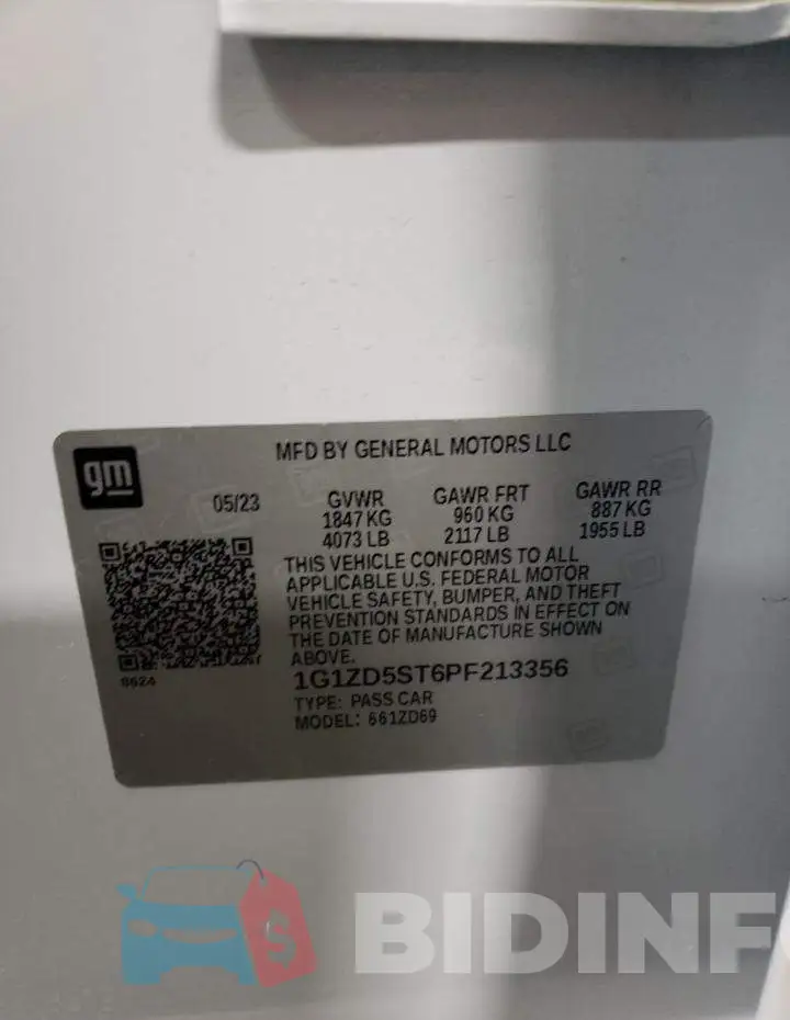 1G1ZD5ST6PF213356 Photo# 12