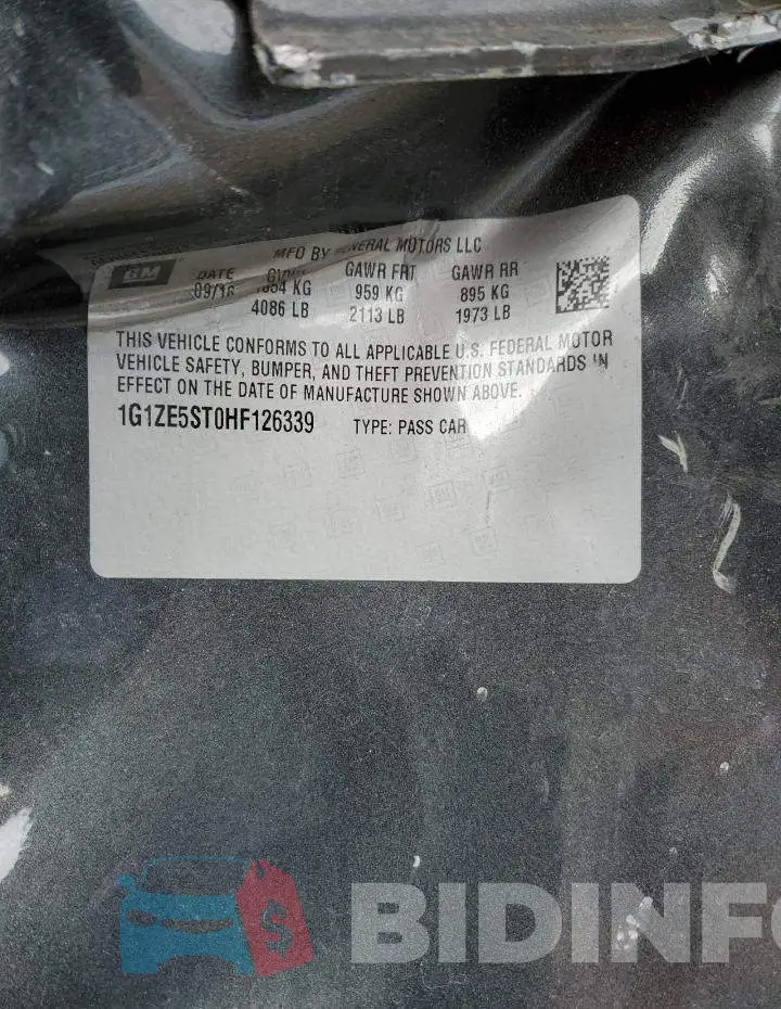 1G1ZE5ST0HF126339 Photo# 12