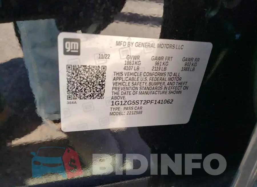 1G1ZG5ST2PF141062 Photo# 13