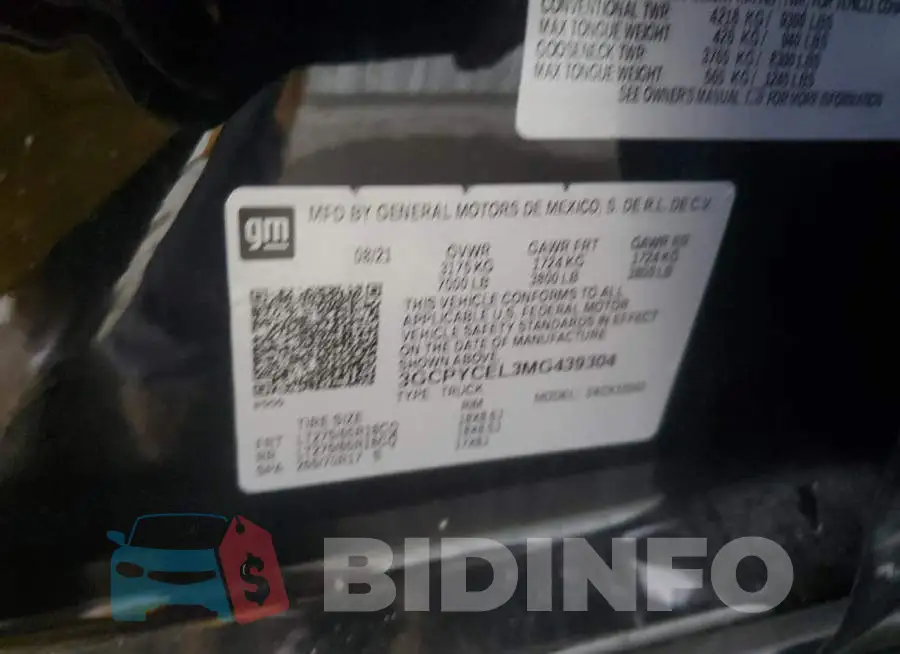 3GCPYCEL3MG439304 Photo# 13