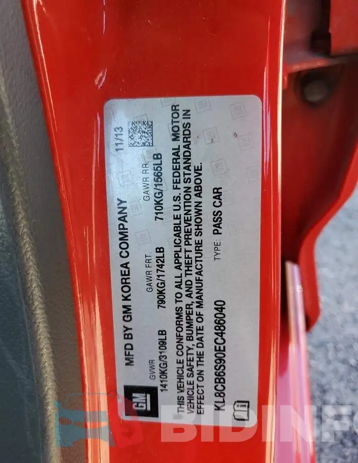 KL8CB6S90EC486040 Photo# 12