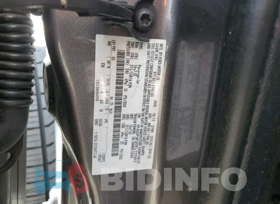 1FADP3F20EL131903 Photo# 13