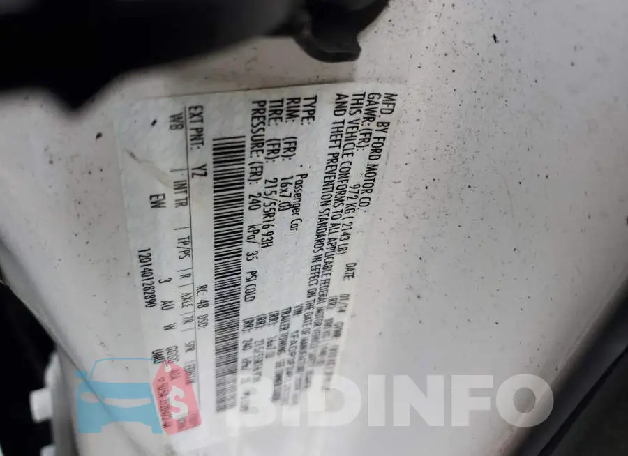 1FADP3F24EL253387 Photo# 12