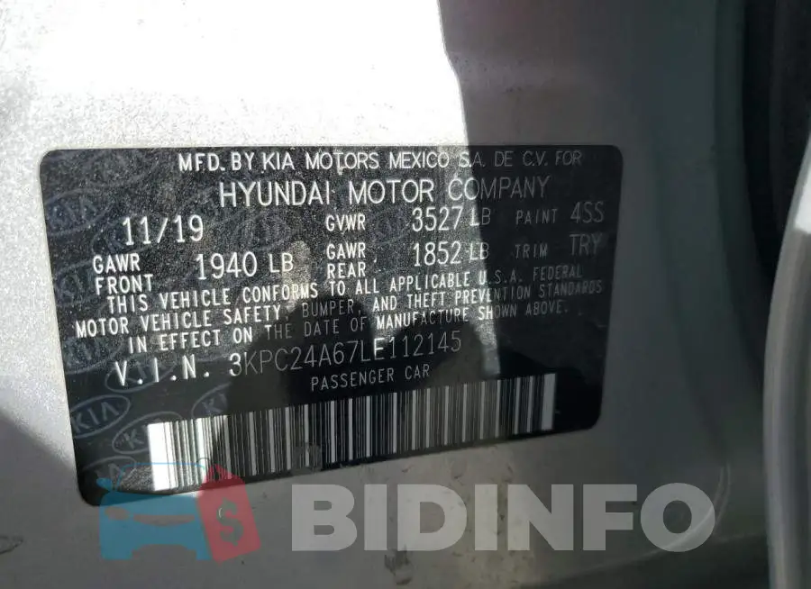 3KPC24A67LE112145 Photo# 13