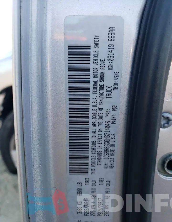 1C6RR6GG6HS714046 Photo# 12