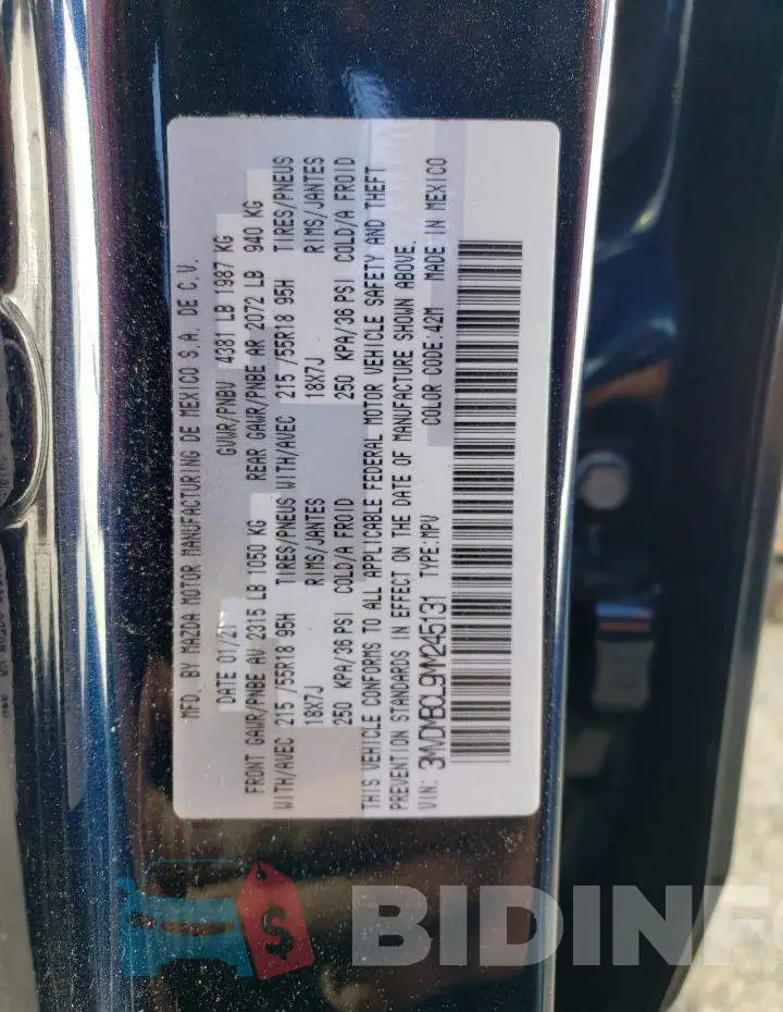3MVDMBCL9MM245131 Photo# 14